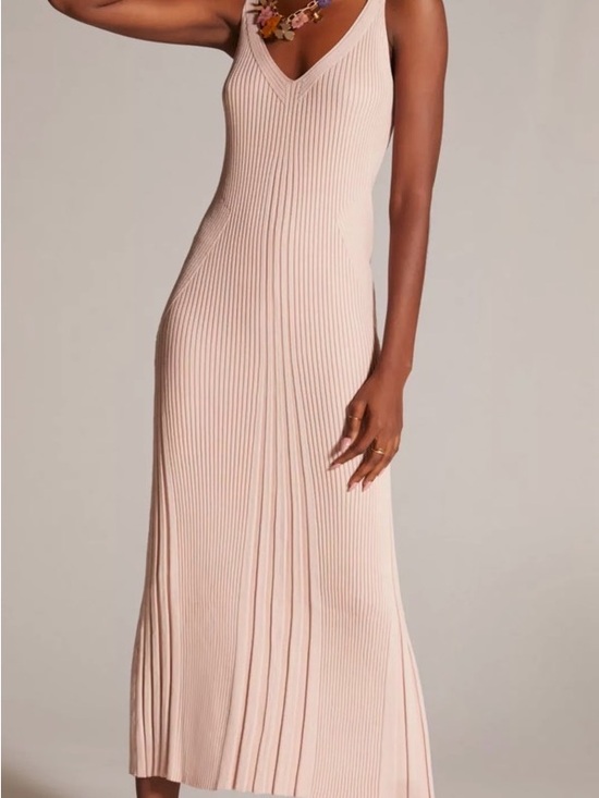 En Saison Dresses & Skirts - En Saison Ribbed Maxi Dress | M | Grey Blue